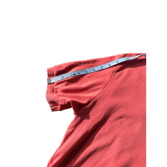 Polo by Ralph Lauren Men's Red Button Down Short Sleeve Polo Shirt Size Medium - Picture 9 of 10